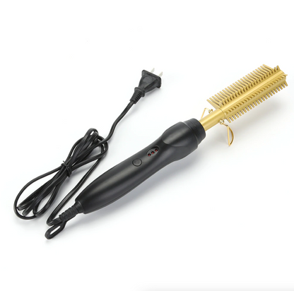 Hair Straightener Comb Pro Electric Beard Straightening Comb Heat Hot