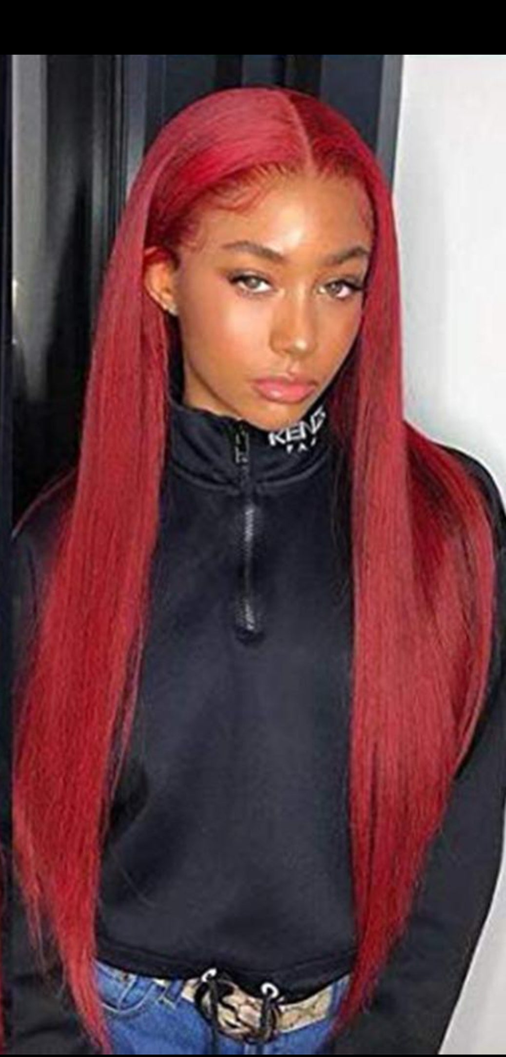 Red Lace Front Human Hair Wigs Red Human Hair Wig 99J 360 HD Lace Frontal