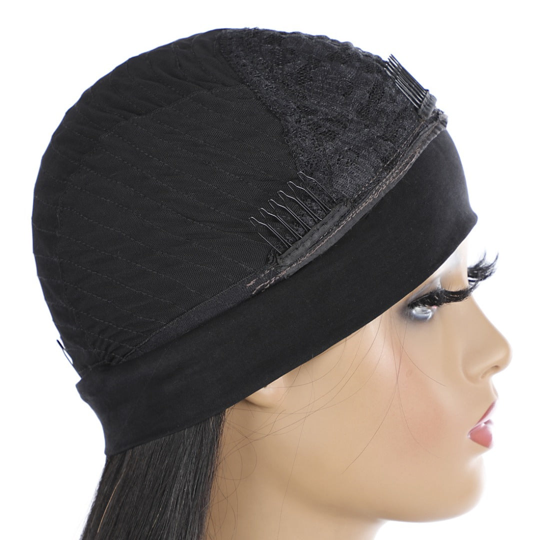 Headband Wig Straight Human Hair